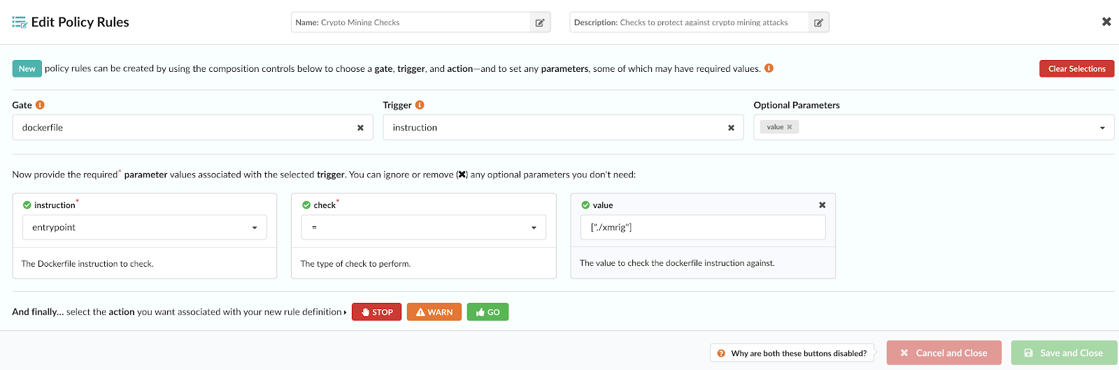 Anchore Enterprise Entrypoint Check