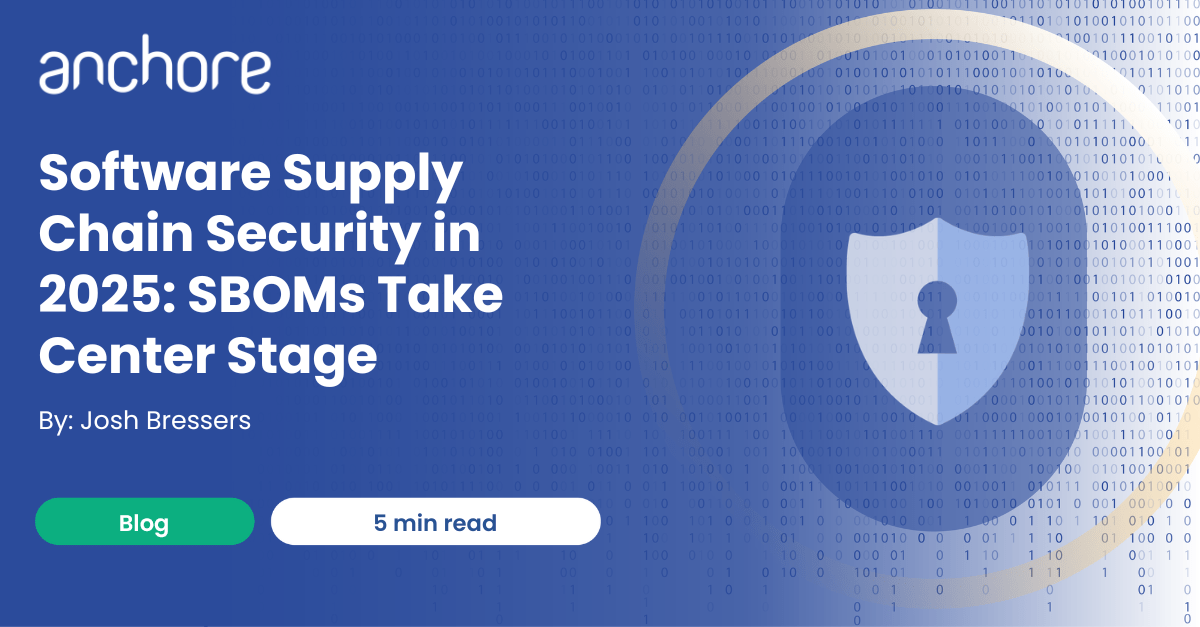 Software Supply Chain Security in 2025: SBOMs Take Center Stage