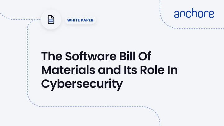 Learn about the role that SBOMs for the security, including open source software (OSS) security, of your organization in this white paper.